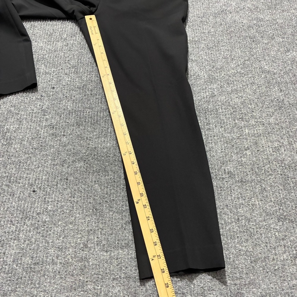 Tommy Hilfiger Womens Pants Size 10 Black Flat Front Workwear High Rise - Picture 6 of 11